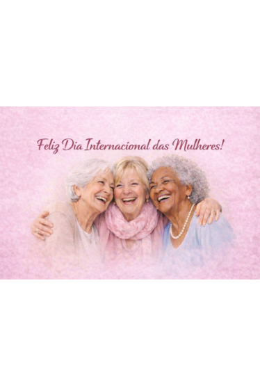 Feliz dia Internacional da Mulher  